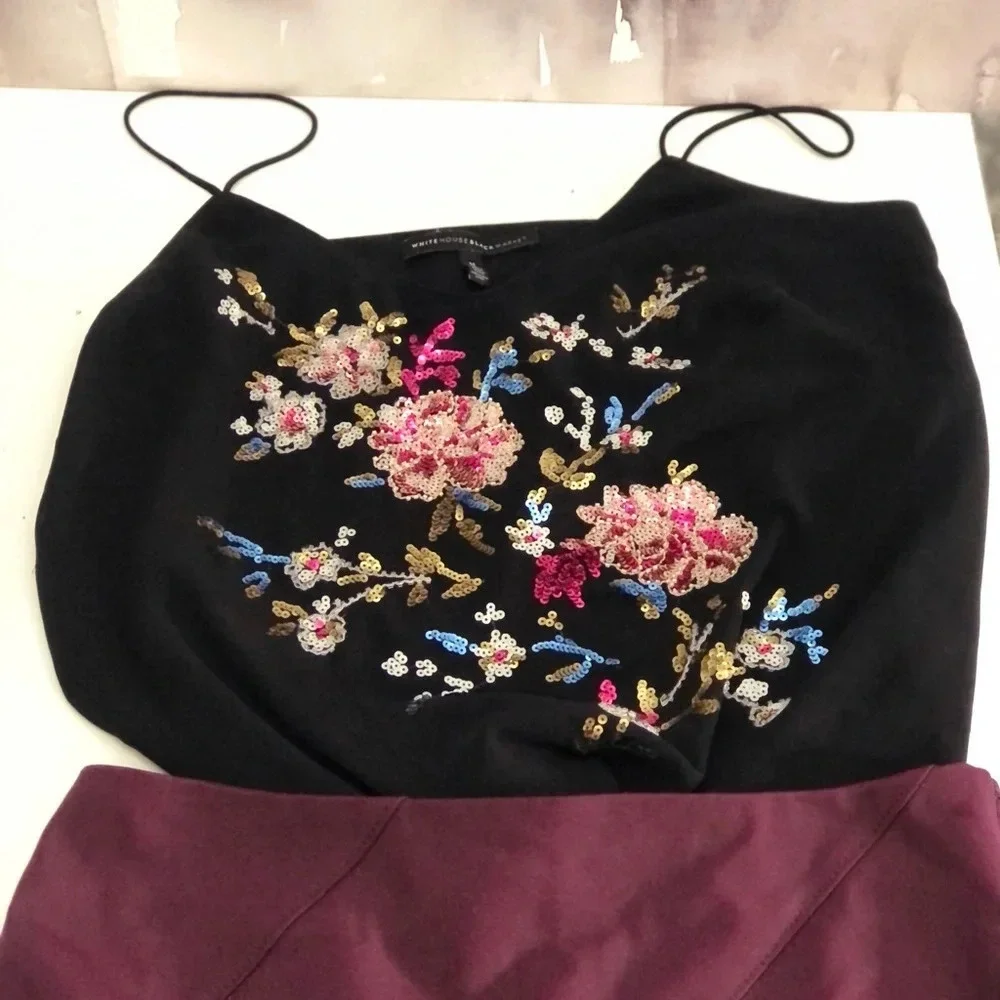 White house black Market top and skirt!